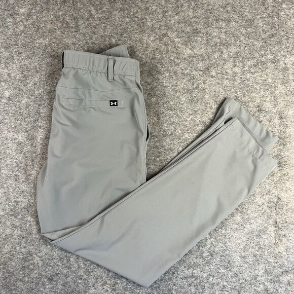Under Armor 1364410 UA Mens’s Golf Drive Tapered Pants Gray Size 32x32 - Picture 1 of 10